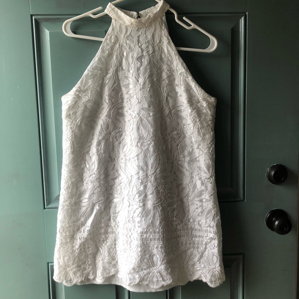 White Lace Charlotte Russe dress